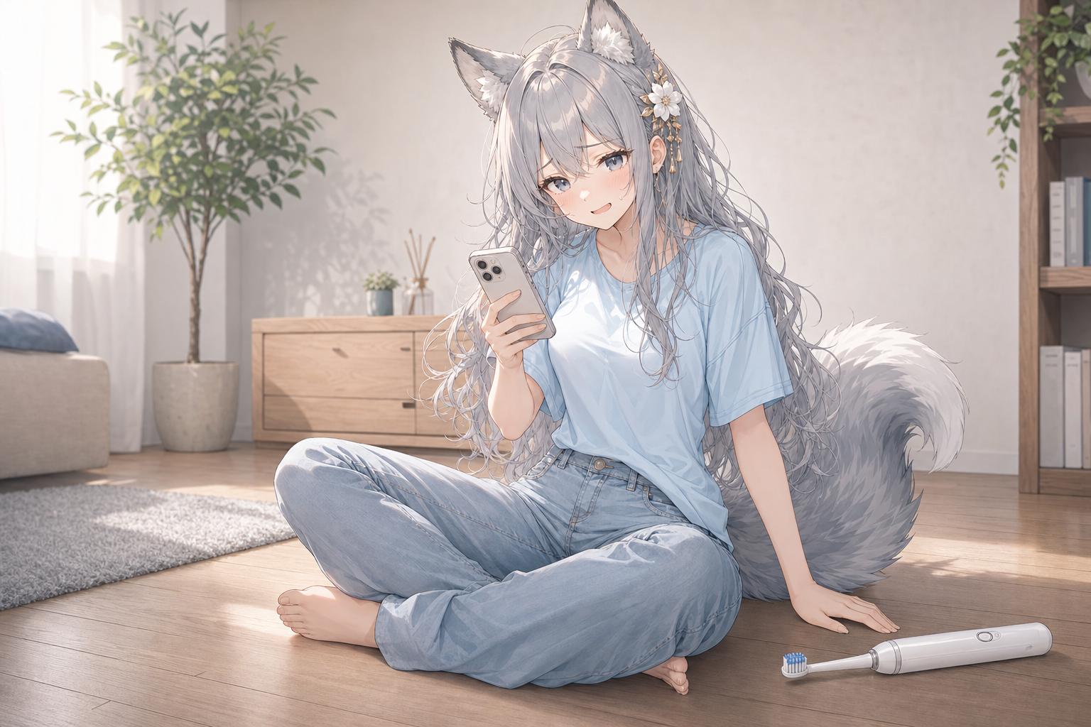 歯ブラシ替え忘れに苦笑いするevahas